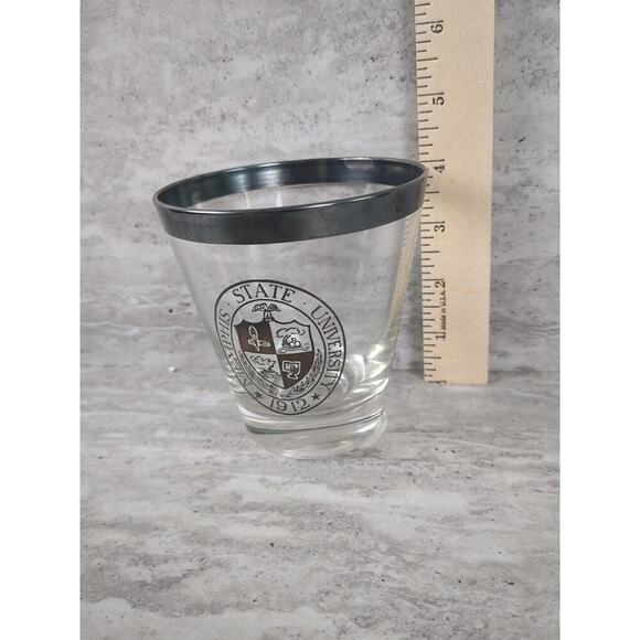 Set Of 4 Memphis State University Glass Cups, Bar Glasses - Picture 5 of 6